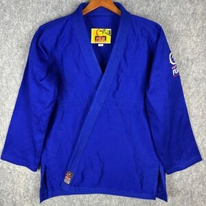 Fuji Judo Gi Jacket Mens A4 Blue Victory Kimono Martial Arts Single Weave Top